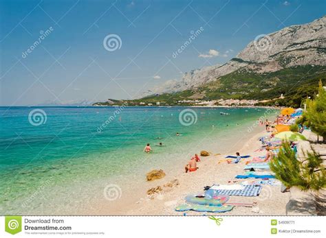 Dubrovnik croatia august 20 2016 people on beach at adriatic. Amazing Beach With People In Tucepi, Croatia Editorial Photo - Image of relax, holiday: 54939771