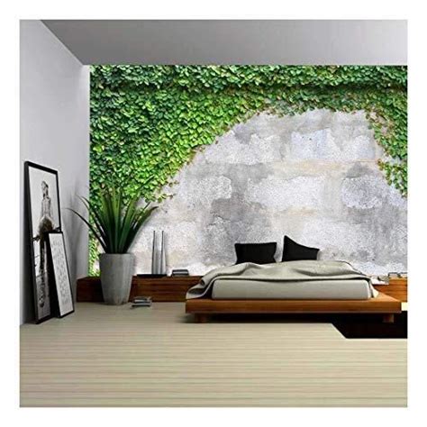 The Green Creeper Plant On A Wall Removable Wall Mural Self