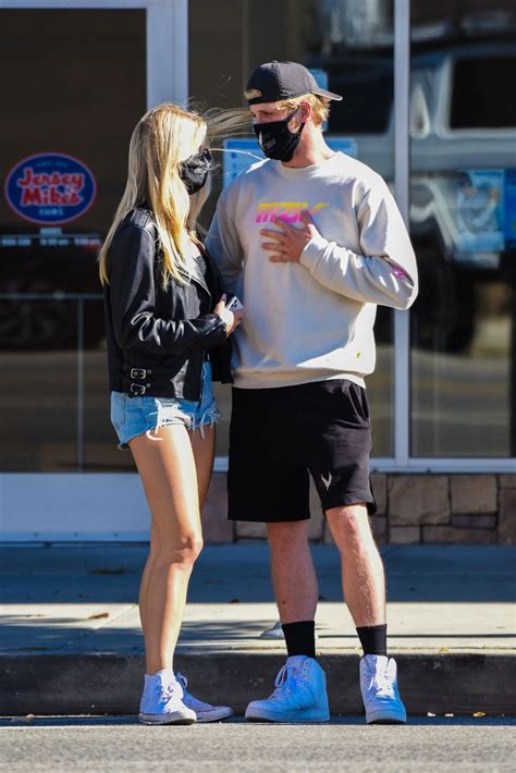 Josie Canseco In Denim Shorts And Jake Paul Out In Los Angeles 0716