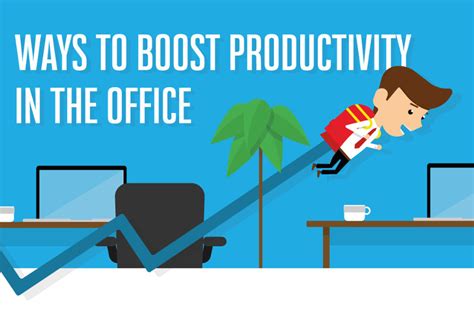 How To Boost Office Productivity 10 Ways Infographic