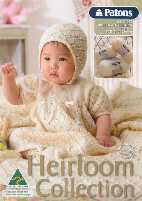 The ultimate free knitting pattern collection of free knit baby dresses! Patons 1283 Heirloom 4 ply collection : Free Download ...