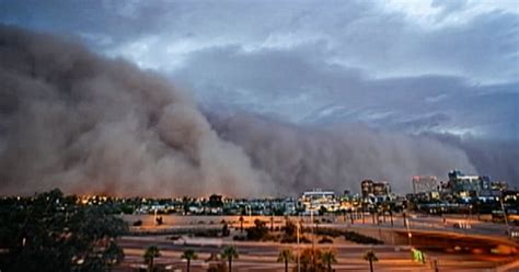 Dust Storm Sweeps Across Phoenix