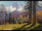 Aleksandr Babich, Russian Painter In the Foothills | Painting ...