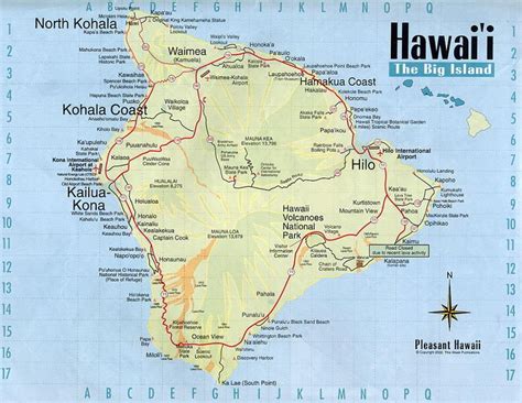 ハワイ島 観光マップ ハワイ