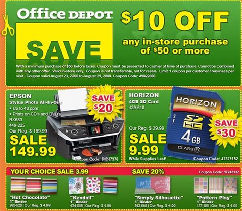 Don't forget to stock up on essential office supplies for less by using office depot coupons on staplers, avery labels and bic pens as well as furniture like chairs, filing cabinets and desks. Big Sale @ Office Depot - Access Winnipeg