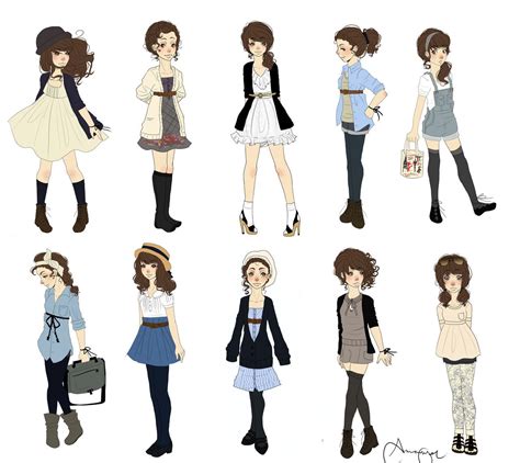 What I Wore Ii By Brusierkee On Deviantart Character Design Girl Art