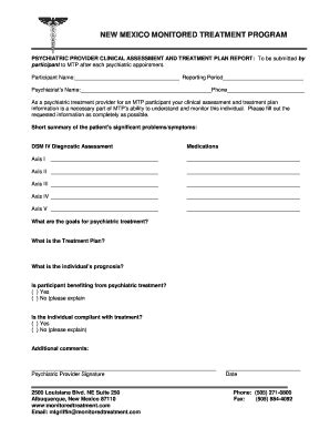 Mcp personal production license letter 17 Printable mental health treatment plan forms free Templates - Fillable Samples in PDF, Word ...