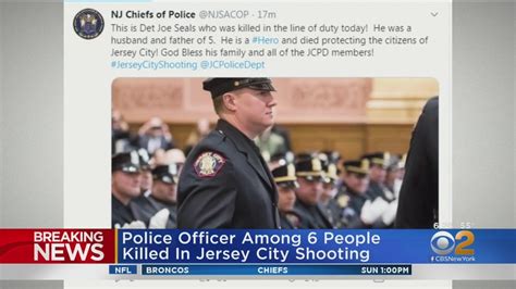 Officer Killed In Jersey City Shootout Identified Youtube
