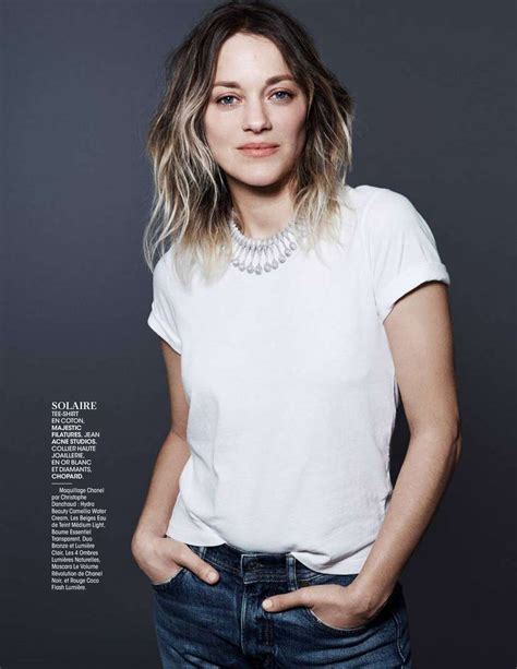 She is known for her wide range of roles across blockbusters. Marion Cotillard - Madame Figaro Magazine April 2019 Issue ...