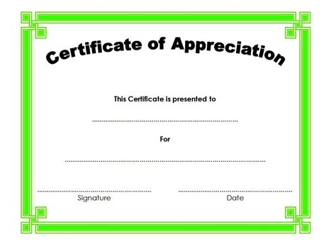 Certificate Of Appreciation Templates Ideas Hot Sex Picture