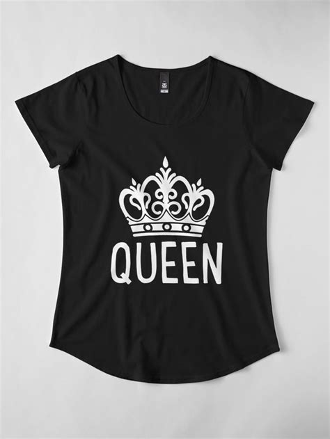 Queen Relaxed Fit T Shirt By Theartism T Shirt Relaxed Fit Womens Chiffon Tops