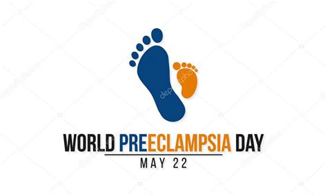 Ilustración Vectorial Sobre El Tema Del Día Mundial De La Preeclampsia Que Se Celebra Cada Año