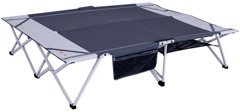Oztrail Easy Fold Steel Camping Stretcher Queen Size Available At