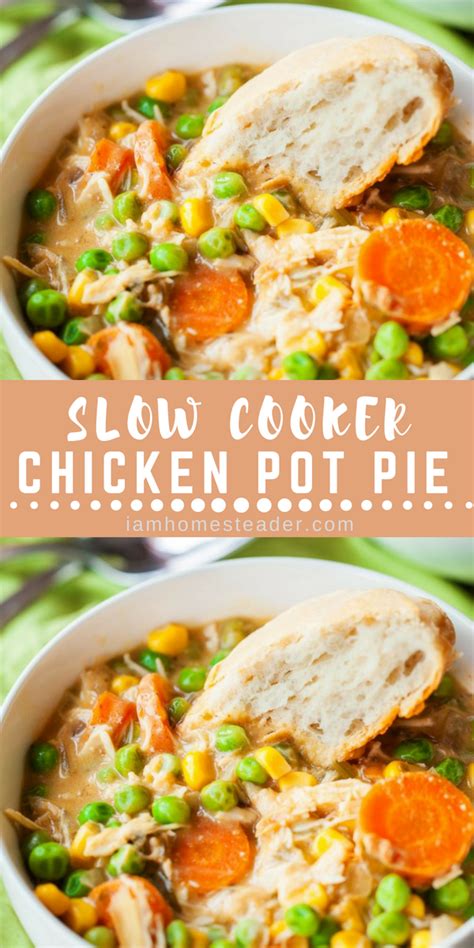 If you're looking for more slow cooker recipes, check out slow cooker thai peanut chicken, slow cooker pumpkin chili, and this slow cooker swedish meatballs. Slow cooker chicken pot pie | Recipe | Healthy chicken pot ...