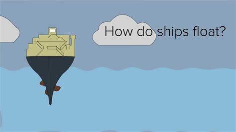 How Do Ships Float Buoyancy Youtube
