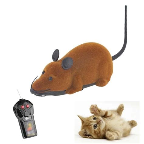 Pet Wireless Remote Control Rat Mouse Toy Moving Mouse For Cat Playing