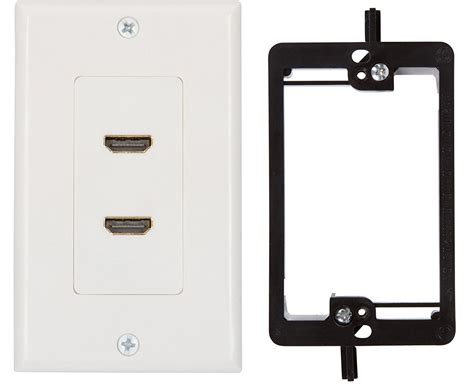 Shop Hdmi Wall Plates With Included Cables In White Buyers Point