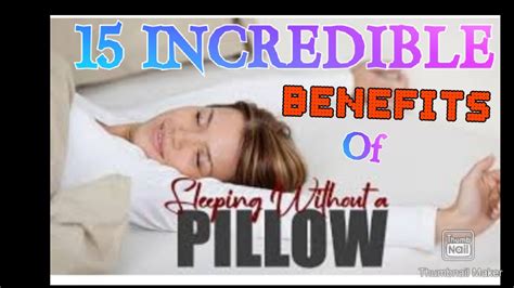 Benefitswithoutpillow 15 Incredible Benefits Of Sleeping Without