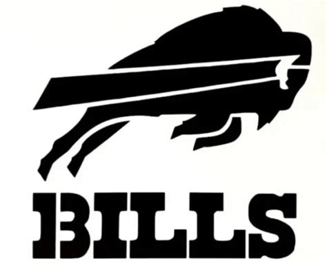 Buffalo Bills Stencil Durable And Reusable Stencils 7x4 Inch Etsy