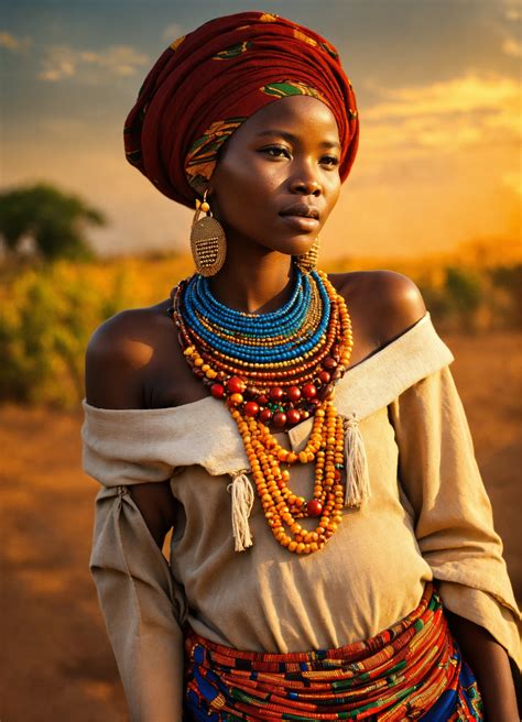 lexica very beautiful african village woman