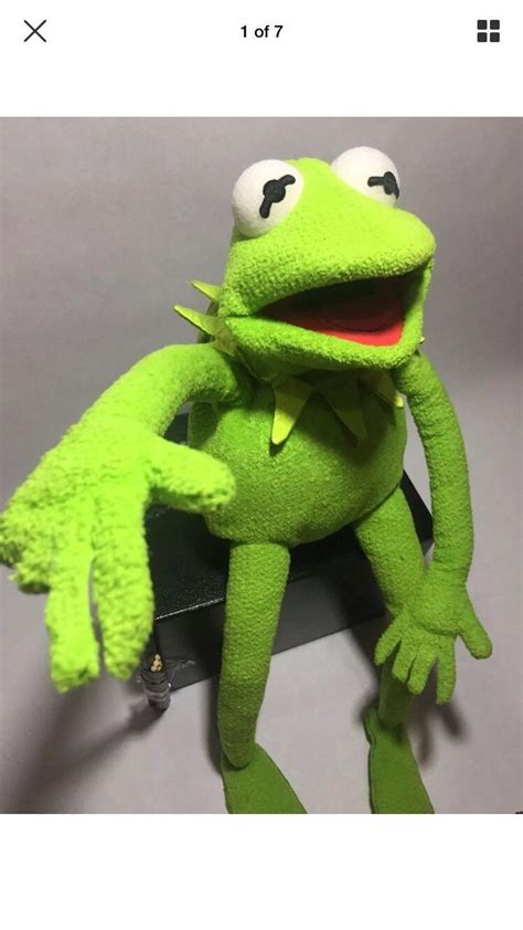 Kermit the frog — quote on a promotional poster for the muppet movie (1979). Kermit the frog hand puppet READ DESCRIPTION | Etsy