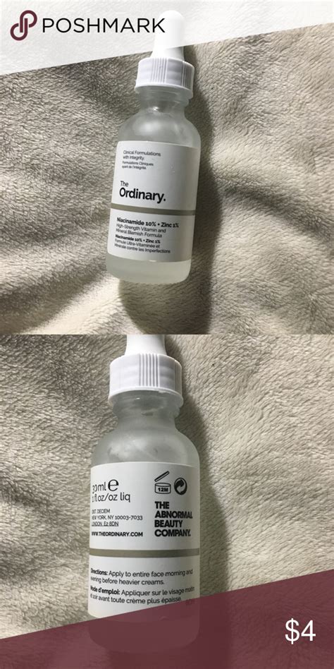 The ordinary niacinamide 10% + zinc 1%. The Ordinary Niacinamide Serum - Good for all skin types ...