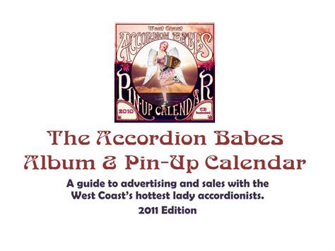 Pdf The Accordion Babes Album And Pin Up Calendar · Pdf Filethe