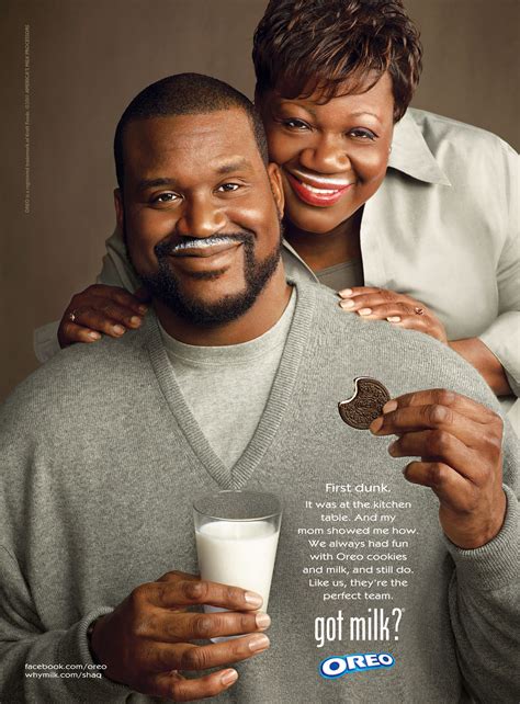 shaquille o neal teams up with oreo and milk for iconic got milk® ad campaign