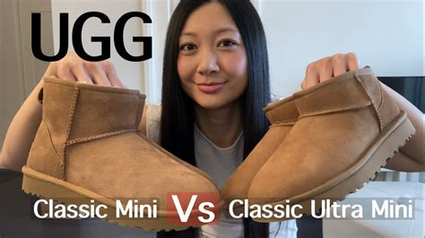 Ugg Classic Mini And Ultra Mini Review And Comparison Try On With