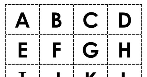 Capital And Lowercase Letters Printable