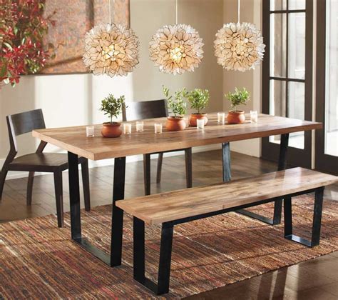 The size of the bench that you choose is going to vary greatly depending on how many people it is intended to seat. Dining Room Table with Bench Seat - HomesFeed