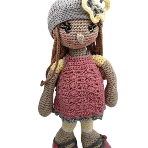 Cute Baby Crochet Doll Hand Made Amigurumi Crochet Eco Toys