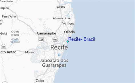 Recife Brazil Tide Station Location Guide