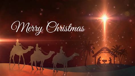 Merry Christmas Animation Motion Graphics Loop Youtube