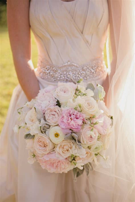 White And Pink Pastel Bridal Bouquet