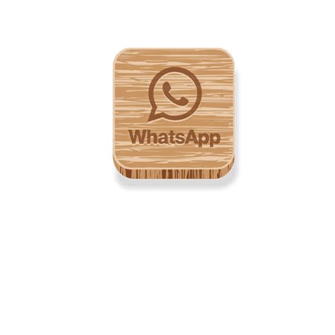 Logotipo Quadrado De Madeira De Whatsapp Baixar Pngsvg Transparente