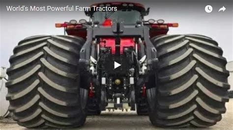 Vidéo des plus puissants tracteurs au monde