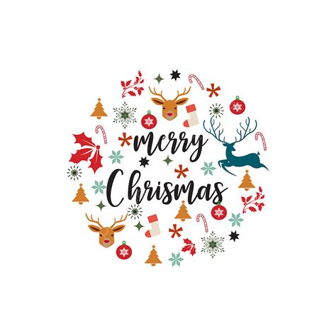 Merry Christmas Card Design Free Vector Download By Graphicmore