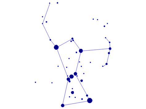 Orion Star Constellation Svg Files Star Map Cut Files Astrology Vector