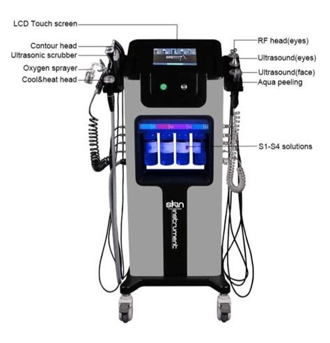 8 In 1 Vertical Hydra Facial Machine Hydro Microdermabrasion