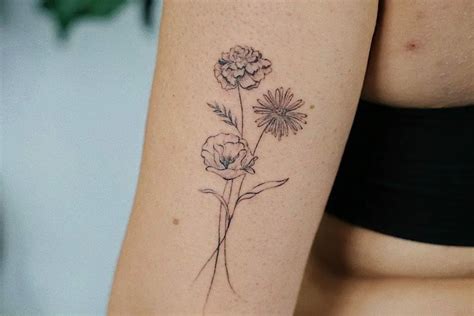 Tiny Flower Tattoos Birth Flower Tattoos Beautiful Flower Tattoos