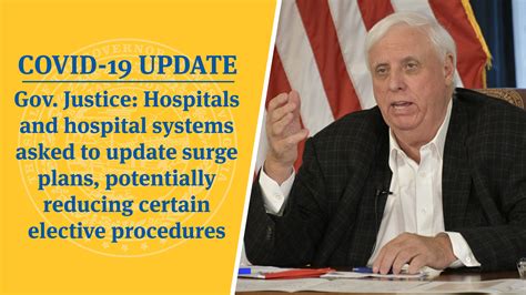 Covid 19 Update Gov Justice Hospitals And Hospital Systems Asked To