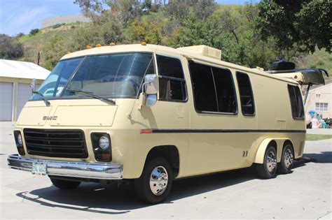 No Reserve 1975 Gmc Motorhome Car Hauler Conversion For Sale On Bat