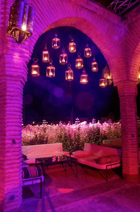 Moroccan Lanterns Hanging From The Kasbah Arches Poppy Delevingne