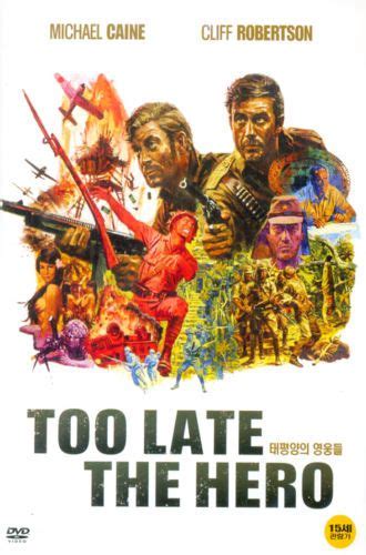 Too Late The Hero1970 Dvdallnew Michael Caine Cliff Robertson