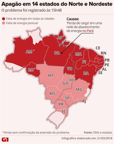 Queda De Energia Afeta Cidades Em 14 Estados Do Norte E Do Nordeste Blog A Fonte