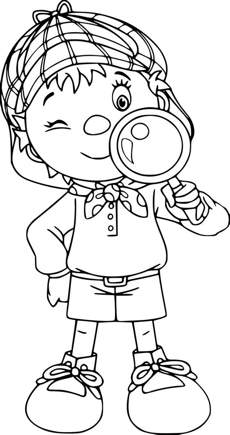 Coloriage ouioui à imprimer sur coloriageaimprimer.net. Coloriage Oui-Oui detective à imprimer sur COLORIAGES .info