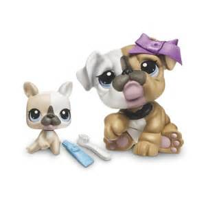 Littlest Pet Shop Figures Bulldog And Baby Bulldog Buy Online In United