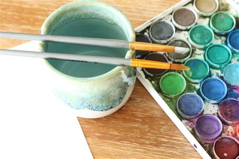 Paint Brush Holder Choose Your Favorite One Watercolor Cup