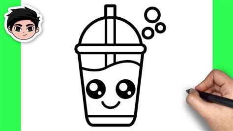 how to draw cute cup drink youtube